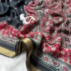 Pure Soft Georgette Bandhej Print Saree with Rich Pallu & Zari Jacquard Border | Lightweight Daily Wear - Image 4