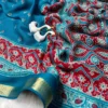 Pure Soft Georgette Bandhej Print Saree with Rich Pallu & Zari Jacquard Border | Lightweight Daily Wear - Image 6