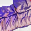 Pure Tissue Gadwal Silk Saree – Traditional Muniya Butta Border with Contrast Pallu & Blouse