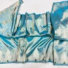 Pure Tissue Gadwal Silk Saree – Traditional Muniya Butta Border with Contrast Pallu & Blouse - Image 10