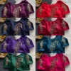Readymade Pure Silk Saree Blouse with Zardosi Cutdana Handwork & Stretchable Side Elastic – Padded (Size 38-42)