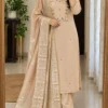 Roman Silk Heavy Embroidered Kurti Pant Set with Jacquard Dupatta | Festive Party Wear Suit for Women (Sizes S to 6XL) - Image 8