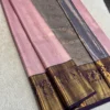 Semi Pattu Tissue Silk Saree with Rich Contrast Zari Pallu