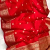 Silk Mark Certified Pure Katan Handloom Silk Saree | Rich Zari Border & Pallu Traditional Wedding & Party Wear Saree - Image 10