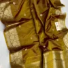 Silk Mark Certified Pure Katan Handloom Silk Saree | Rich Zari Border & Pallu Traditional Wedding & Party Wear Saree - Image 12