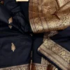 Silk Mark Certified Pure Katan Handloom Silk Saree | Rich Zari Border & Pallu Traditional Wedding & Party Wear Saree - Image 13