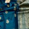 Silk Mark Certified Pure Katan Handloom Silk Saree | Rich Zari Border & Pallu Traditional Wedding & Party Wear Saree - Image 25