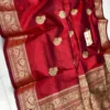 Silk Mark Certified Pure Katan Handloom Silk Saree | Rich Zari Border & Pallu Traditional Wedding & Party Wear Saree - Image 5