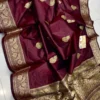 Silk Mark Certified Pure Katan Handloom Silk Saree | Rich Zari Border & Pallu Traditional Wedding & Party Wear Saree - Image 7