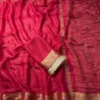 Soft Tissue Silk Saree with Real Ghungroo Work & Golden Zari Border - Image 4