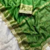 Soft Tissue Silk Saree with Real Ghungroo Work & Golden Zari Border - Image 9