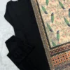 Solid Liva Rayon Kurti Pant Set with Printed Mul Cotton Dupatta (Set of 3)