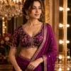Stretchable Banarasi Borcade saree Blouse - Image 10
