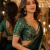 Stretchable Banarasi Borcade saree Blouse - Image 14