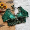 Stretchable Banarasi Borcade saree Blouse - Image 16