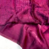 Two-Tone Fendy Satin Saree with Designer Cutdana & Beads Work Blouse Piece - Image 10
