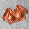 Wholesale Bollywood Style Soft Silk Readymade Blouse – Stretchable Side Elastic Padded Saree Blouse with Elbow Sleeves (Size 38 to 42) - Image 3