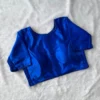 Wholesale Bollywood Style Soft Silk Readymade Blouse – Stretchable Side Elastic Padded Saree Blouse with Elbow Sleeves (Size 38 to 42) - Image 5