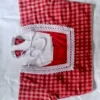 Wholesale Cotton Gamcha Readymade Blouse – Square Neck White Lace Border Front Open Saree Choli with Glass Sleeves (Free Size 32–44) - Image 2