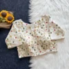 Wholesale Crush Silk Floral Embroidered Readymade Blouse | Side Elastic Stretchable (38 to 42) - Image 4