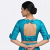 Wholesale Designer Bow-Back Silk Blouse | Bulk Readymade Saree Blouses Supplier - Image 2