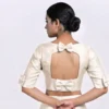 Wholesale Designer Bow-Back Silk Blouse | Bulk Readymade Saree Blouses Supplier - Image 5