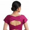 Wholesale Designer Cross-Strap Silk Blouse | Bulk Readymade Saree Blouses Supplier - Image 3