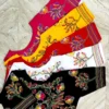 Wholesale Floral Kantha Stitch Embroidery Readymade Blouse – Malai Cotton Front Open Non-Padded Choli (Free Size 32–44) - Image 2