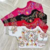 Wholesale Floral Kantha Stitch Embroidery Readymade Blouse – Malai Cotton Front Open Non-Padded Choli (Free Size 32–44) - Image 5