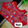 Wholesale Floral Kantha Stitch Embroidery Readymade Blouse – Malai Cotton Front Open Non-Padded Choli (Free Size 32–44) - Image 6