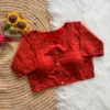 Wholesale Hakoba Chikankari Cotton Readymade Blouse | Front Button Padded Lot (38 to 42) - Image 4