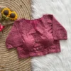 Wholesale Hakoba Chikankari Cotton Readymade Blouse | Front Button Padded Lot (38 to 42) - Image 5