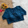 Wholesale Hakoba Chikankari Cotton Readymade Blouse | Front Button Padded Lot (38 to 42) - Image 9