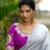 Wholesale Heavy Zari Embroidered Silk Bridal Blouse – Padded Back Open Dori Saree Choli (Free Size 32–44) - Image 2