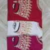 Wholesale Maa Durga Motif Embroidered Readymade Blouse – Malai Cotton Front Open Choli with Gold Zari & Sequin Work (Free Size 32–44) - Image 2