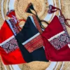 Wholesale Malai Cotton Ajrakh Print Lace V-Neck Blouse – Front Open Non-Padded Saree Blouse with Glass Sleeves (Free Size 32–44)