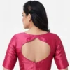 Wholesale Plain Raw Silk Blouse Manufacturer | Trendy Designer Saree Blouses Bulk - Image 2
