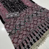 Wholesale Pure Ajrakh Satin Viscose Silk Saree – Original Mirror Work with Heavy OG Mirror Lace Pallu & Designer Blouse (Ready Stock)