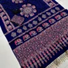 Wholesale Pure Ajrakh Satin Viscose Silk Saree – Original Mirror Work with Heavy OG Mirror Lace Pallu & Designer Blouse (Ready Stock) - Image 3