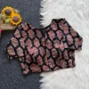 Wholesale Pure Cotton Hand Block Printed Readymade Blouse | Side Elastic Stretchable (Bust 38-42) - Image 3
