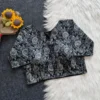 Wholesale Pure Cotton Hand Block Printed Readymade Blouse | Side Elastic Stretchable (Bust 38-42) - Image 6
