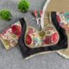 Wholesale Pure Crape Silk & Roman Silk Wedding Blouse | Ready Made Designer Padded Blouse - Image 3