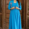 Women 2-Piece Mulmul Cotton Shrug Dress Set | Fits Up to 44 Bust - Image 12