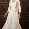 Women 2-Piece Mulmul Cotton Shrug Dress Set | Fits Up to 44 Bust - Image 13