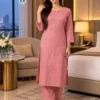 Women Pure Cotton Chikankari Kurti with Palazzo Pant Set | Ethnic Festive & Daily Wear Co-ord (Sizes M–3XL) - Image 2