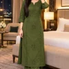 Women Pure Cotton Chikankari Kurti with Palazzo Pant Set | Ethnic Festive & Daily Wear Co-ord (Sizes M–3XL) - Image 3