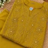 Women Pure Cotton Chikankari Kurti with Palazzo Pant Set | Ethnic Festive & Daily Wear Co-ord (Sizes M–3XL) - Image 4
