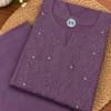 Women Pure Cotton Chikankari Kurti with Palazzo Pant Set | Ethnic Festive & Daily Wear Co-ord (Sizes M–3XL) - Image 8