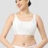 Women’s Readymade Silk Blend Sleeveless Saree Blouse – Stylish Scoop Neck Ethnic Wear - Image 6