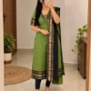Women's Silk Cotton Festival Wear Kurti Set with Contrast Zari Weaving Dupatta | S to 3XL - Image 10
